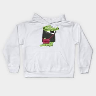 Cute crocodile in lazy pose, kids t-shirt design Kids Hoodie